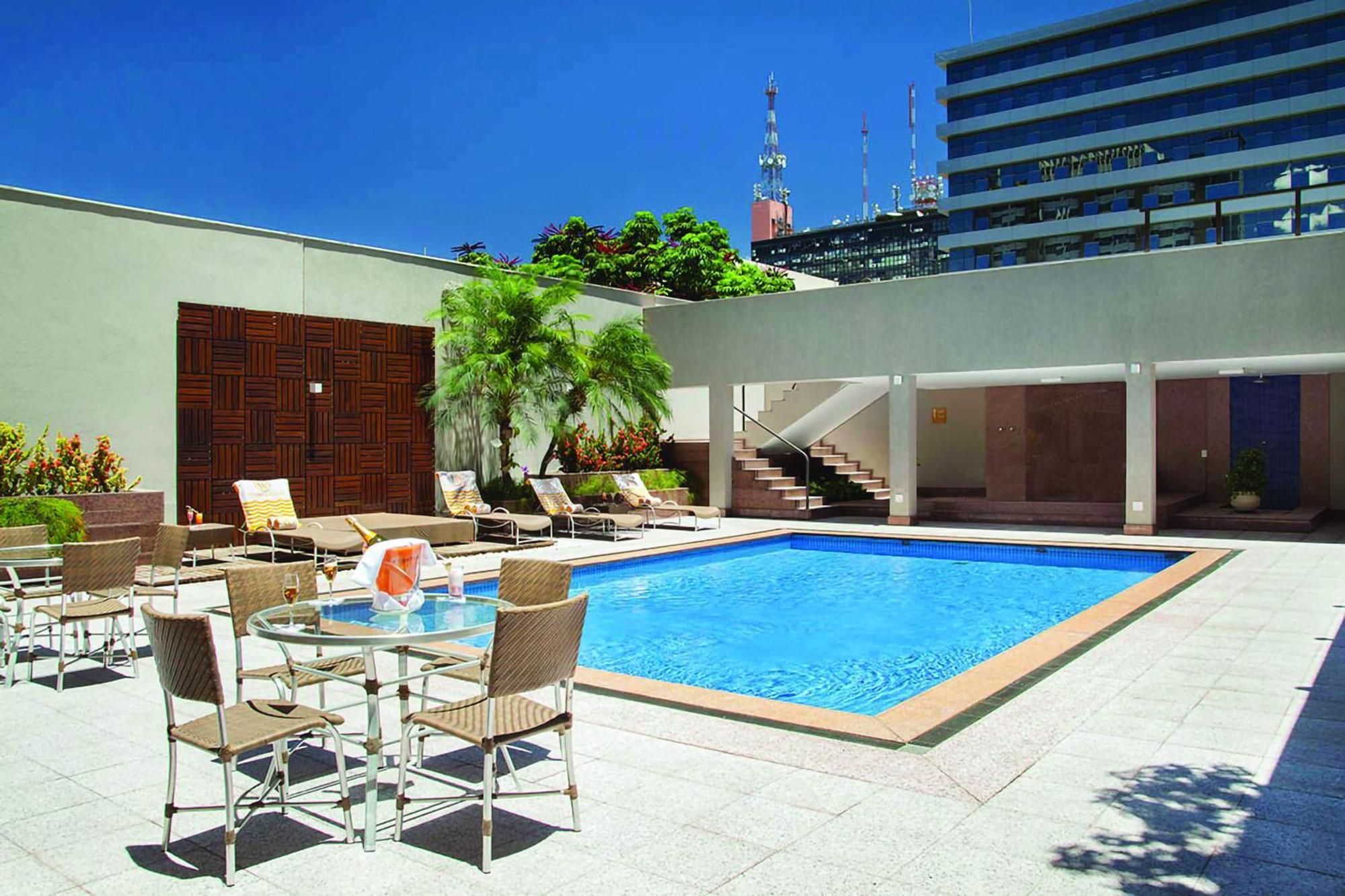 Hotel Windsor Plaza Brasília Zewnętrze zdjęcie The pool at the hotel